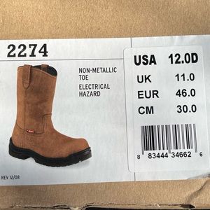 Red Wing 2274 Boots, Men’s 12D